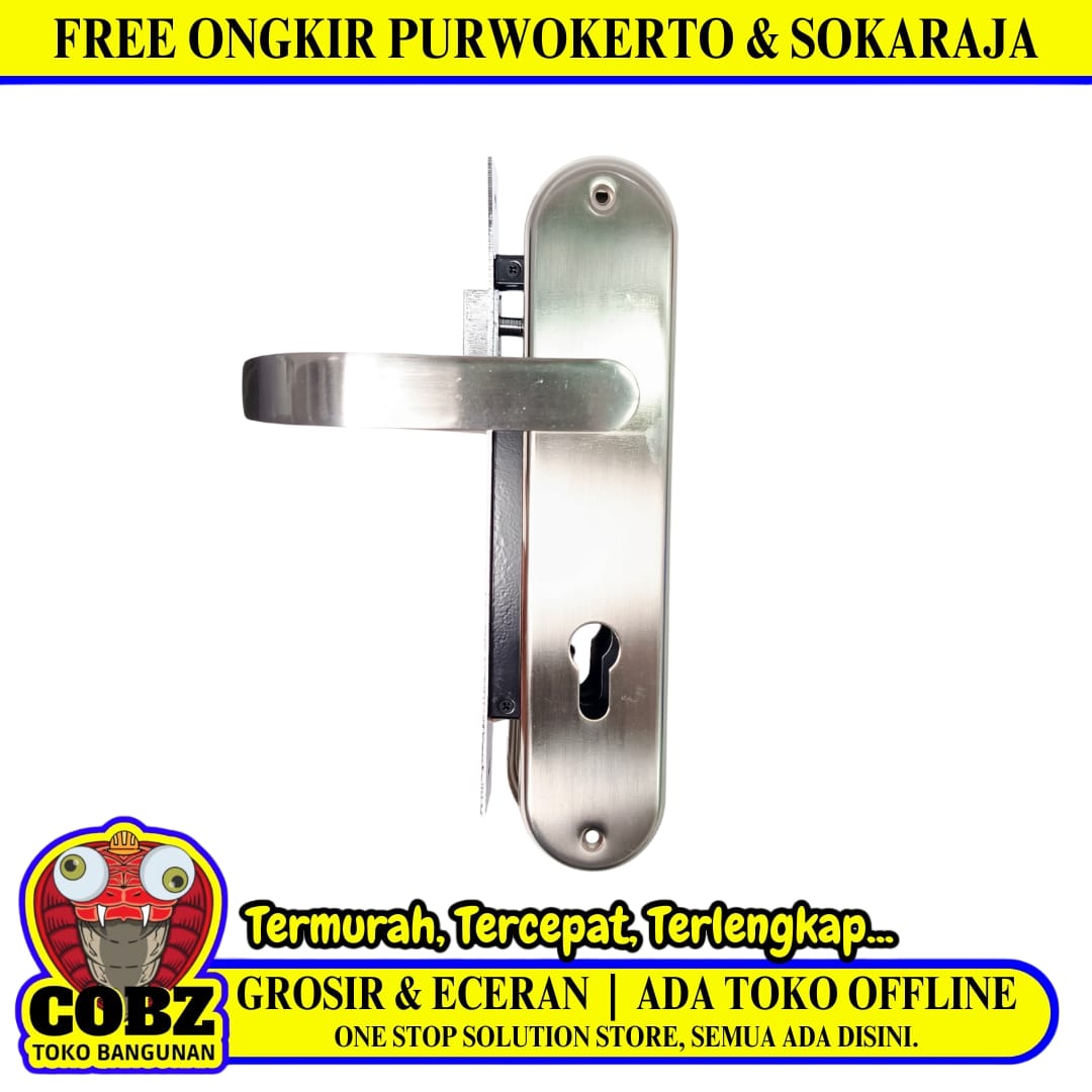 SLG L9009 SN/NP Handle Door Lock Tarikan Handle Kunci Pintu Besar Set