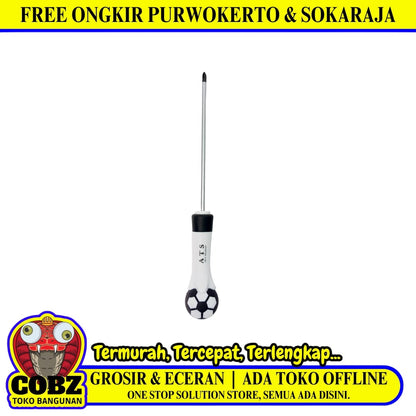 5 IN / ATS CR-V Obeng Screwdriver One Way Plus Gagang Fiber