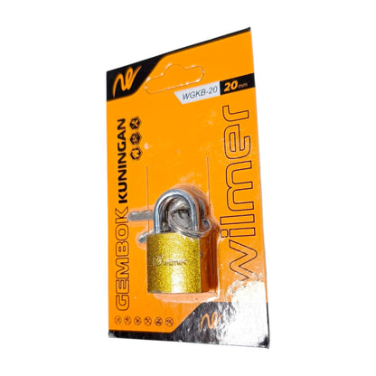 20 MM / WILMER WGKB-20 Gembok Pintu Pagar Padlock Anti Maling Leher Pendek