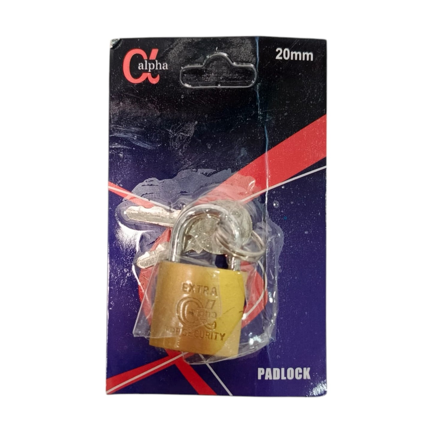 20 MM / ALPHA Gembok Pintu Pagar Padlock Anti Maling Leher Pendek