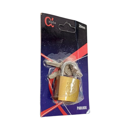 20 MM / ALPHA Gembok Pintu Pagar Padlock Anti Maling Leher Pendek