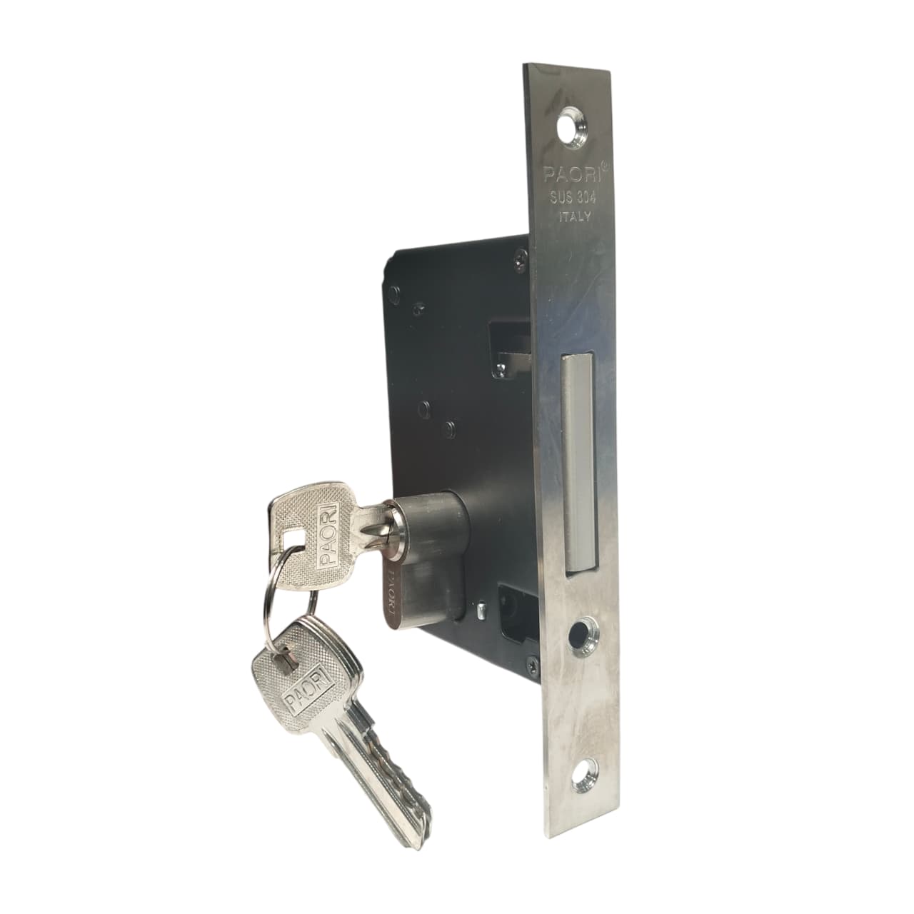 PAORI 4501 NB Slot Body Kunci Pintu Geser Lidah Mekar Sliding Door Set