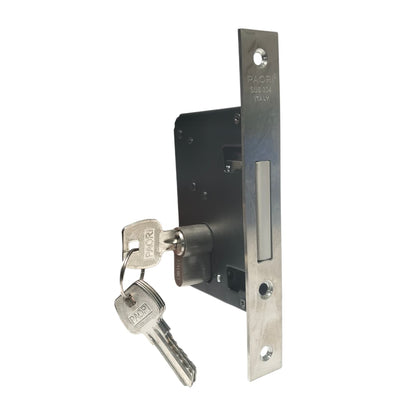 PAORI 4501 NB Slot Body Kunci Pintu Geser Lidah Mekar Sliding Door Set