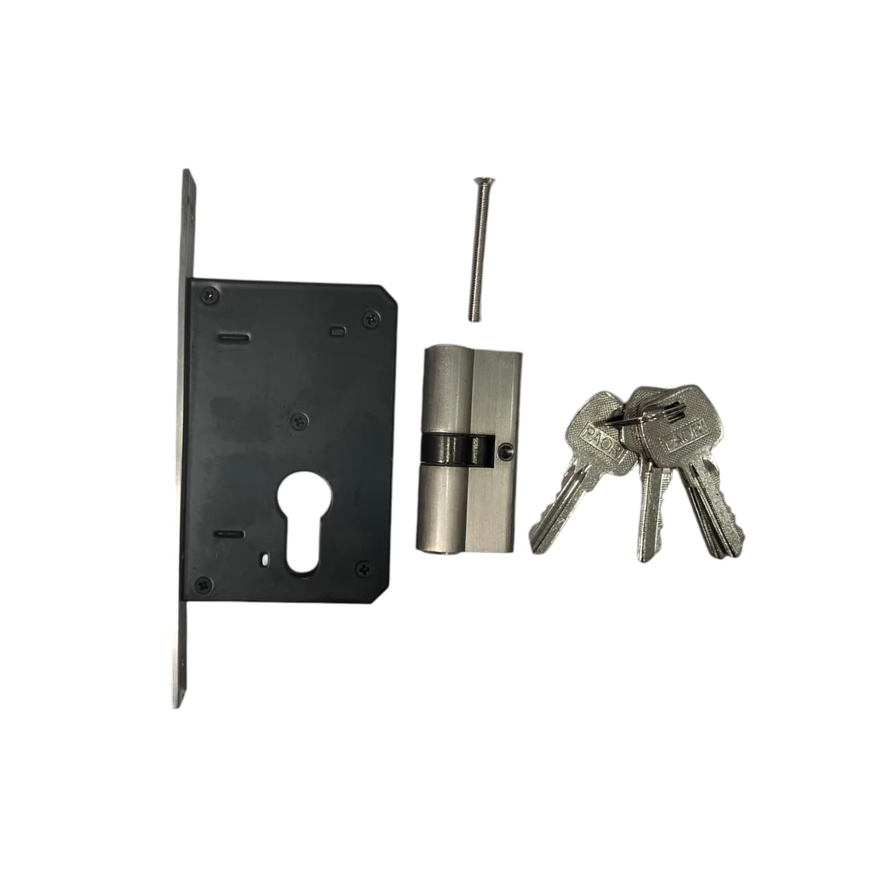 PAORI 4501 NB Slot Body Kunci Pintu Geser Lidah Mekar Sliding Door Set