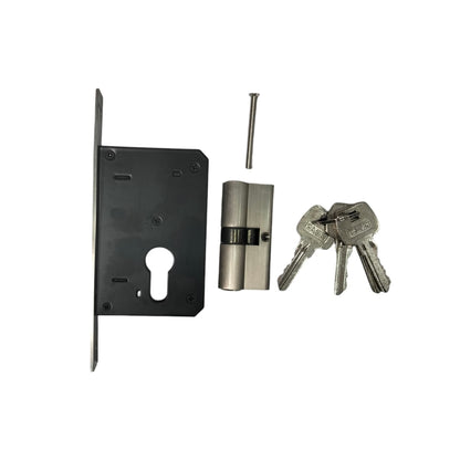 PAORI 4501 NB Slot Body Kunci Pintu Geser Lidah Mekar Sliding Door Set
