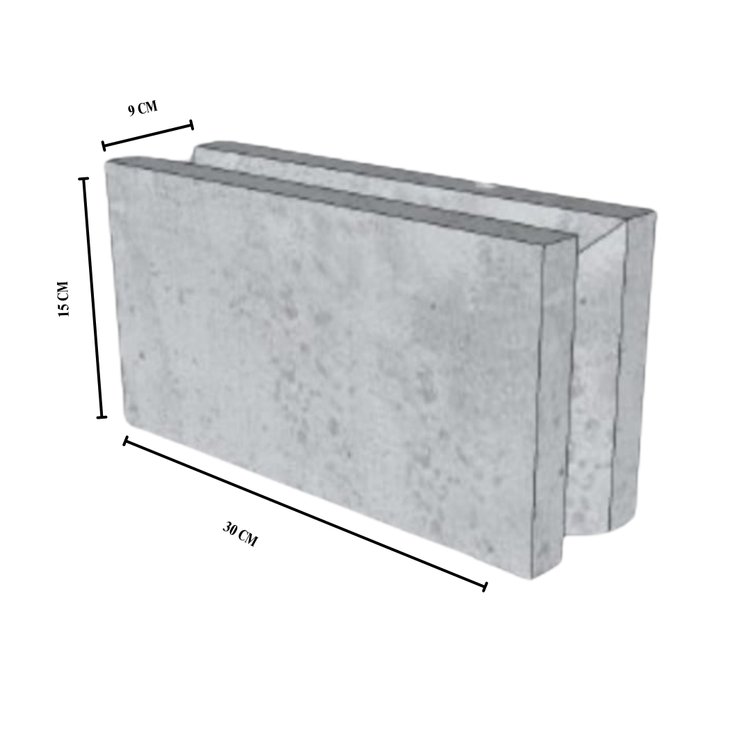 9 CM x 15 CM x 30 CM / TM Batako Pcs