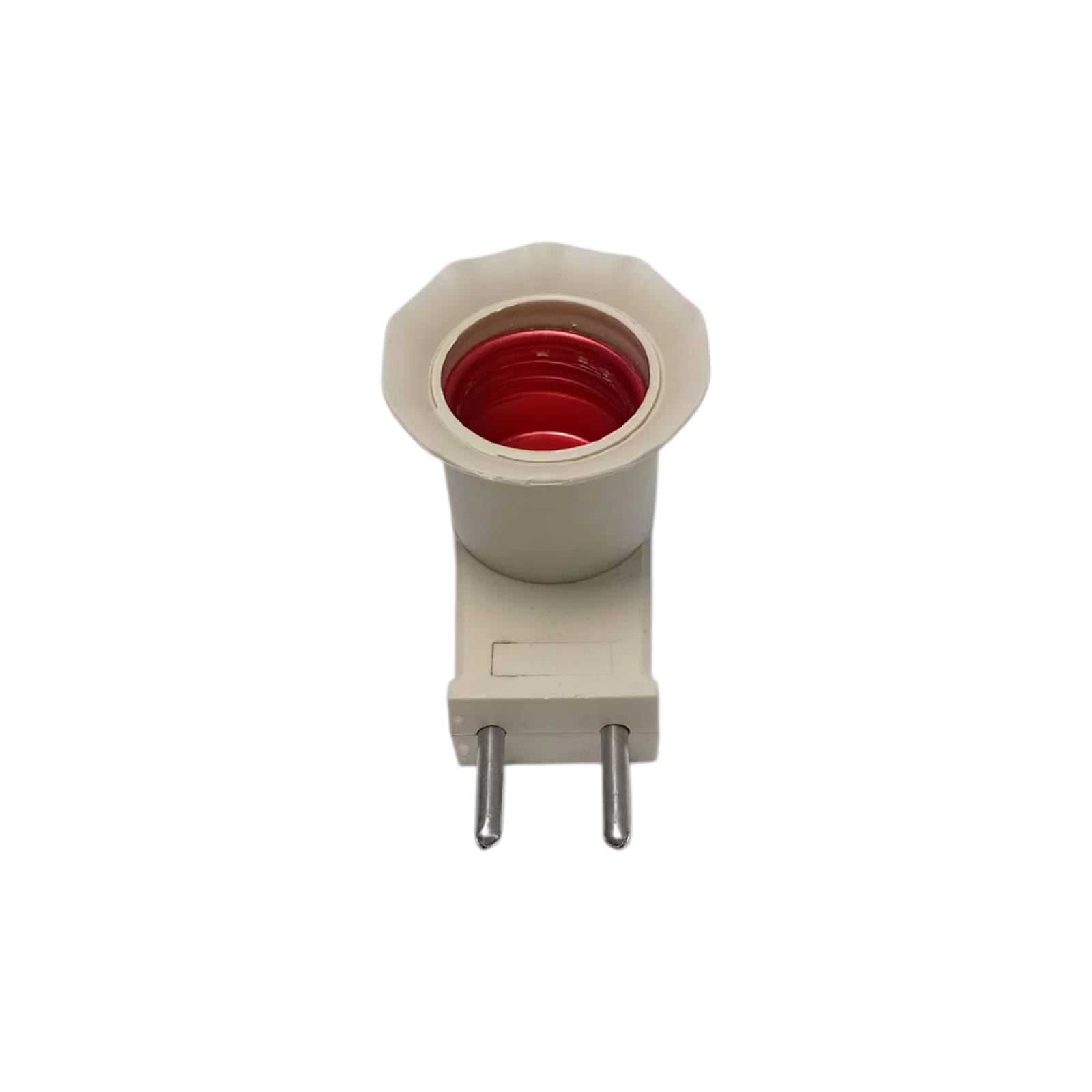 FELICE 5506 Fitting Lampu Saklar Steker Colok Dinding Tidur + Switch Krem