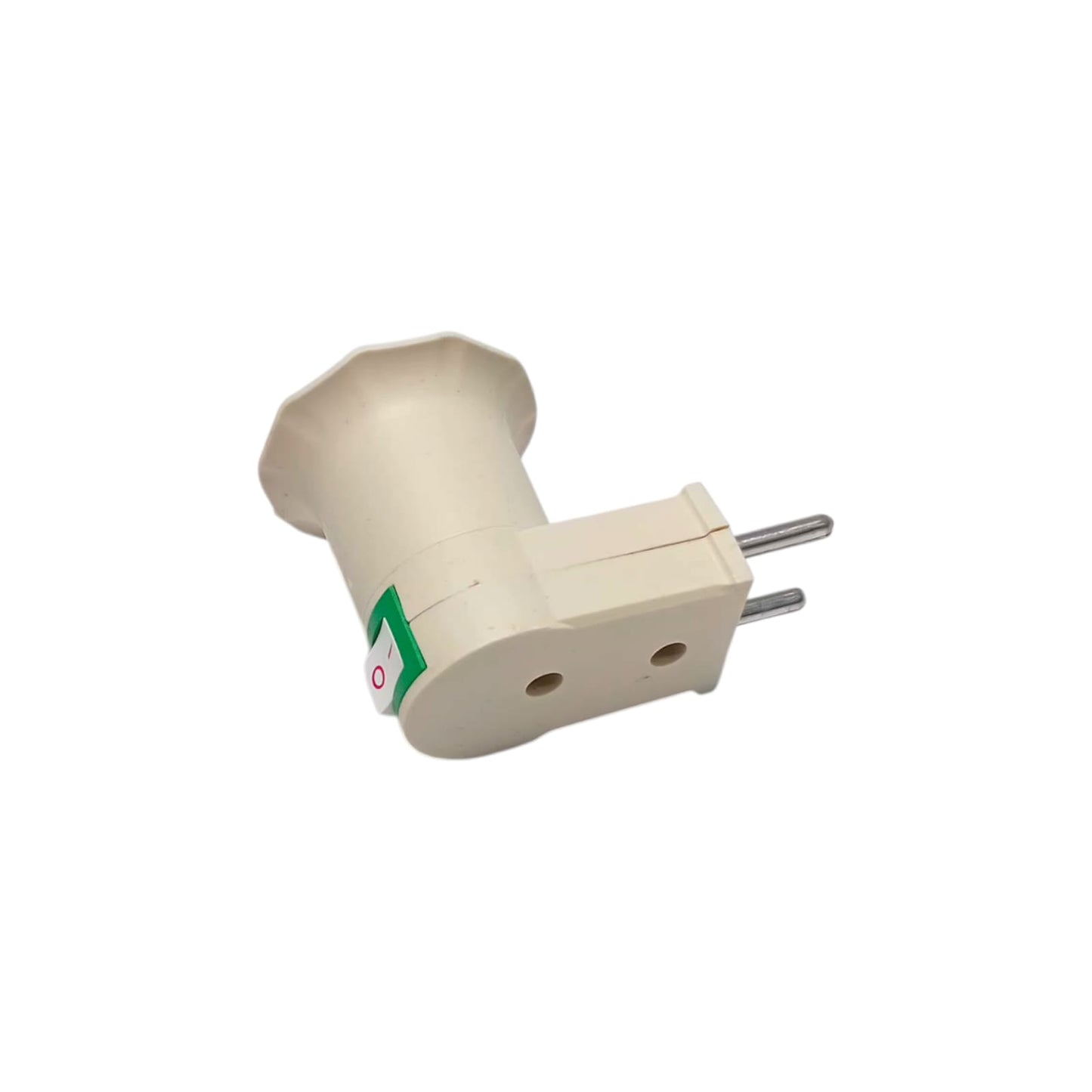 FELICE 5506 Fitting Lampu Saklar Steker Colok Dinding Tidur + Switch Krem