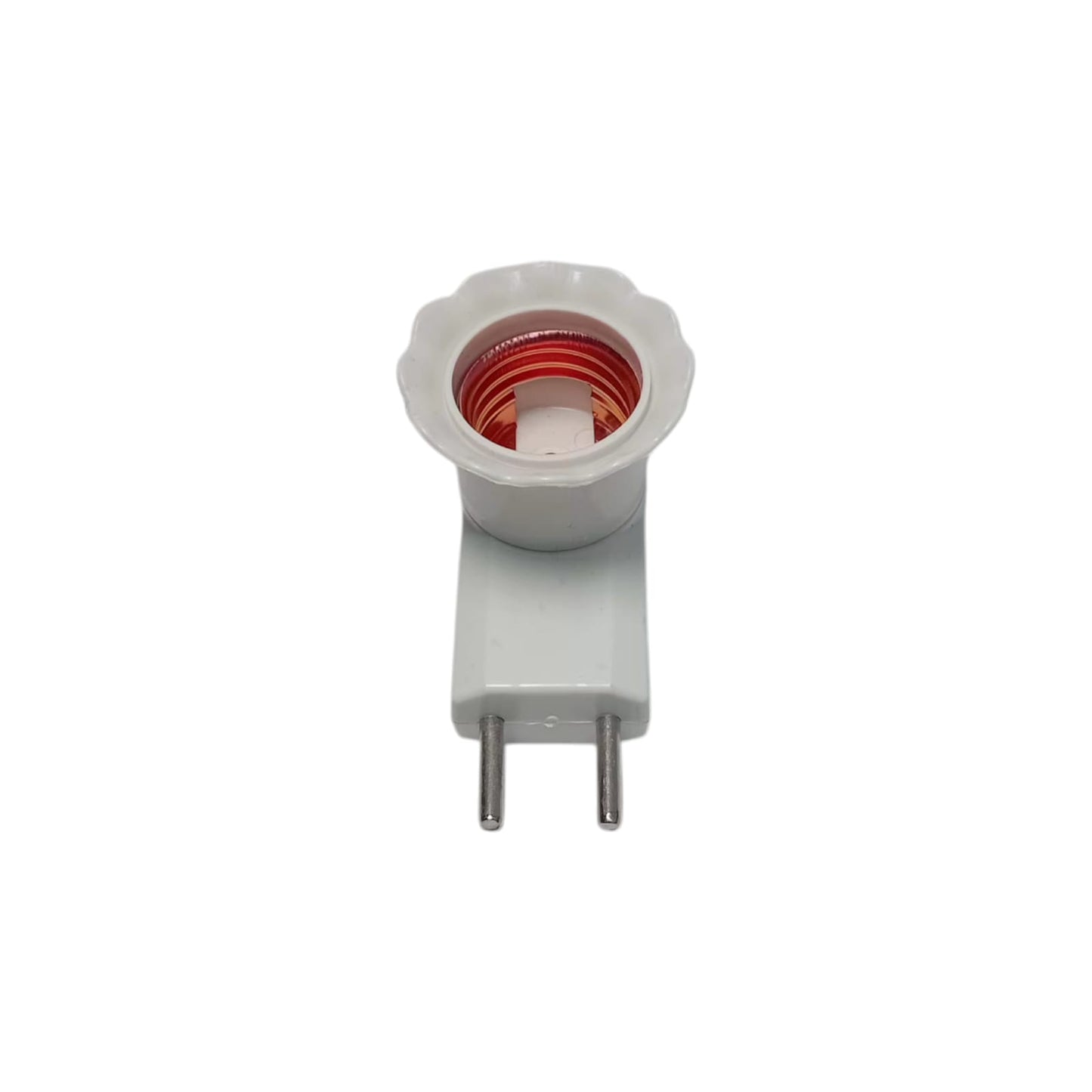 DEXICON Fitting Lampu Saklar Steker Colok Dinding Tidur + Switch Putih