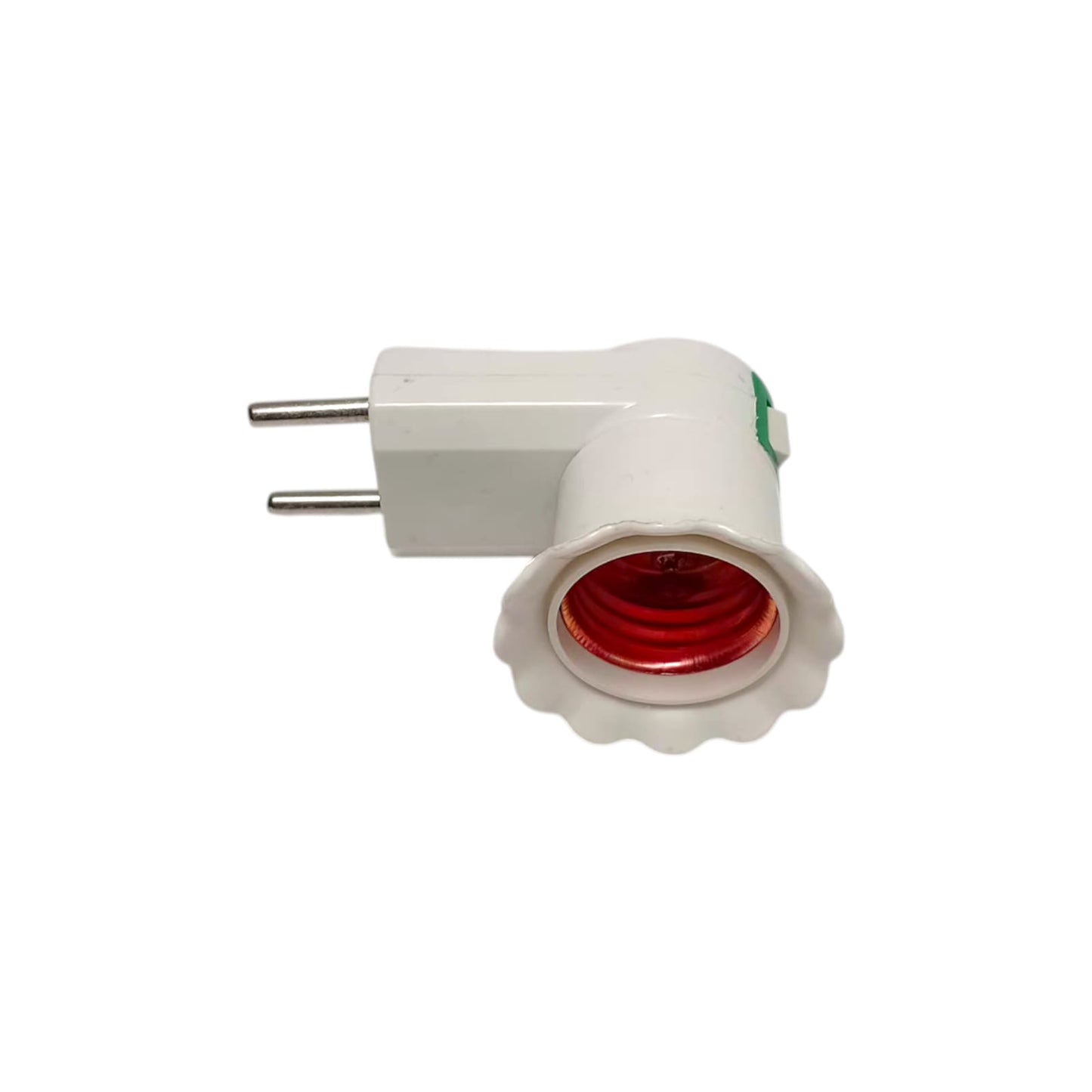 DEXICON Fitting Lampu Saklar Steker Colok Dinding Tidur + Switch Putih