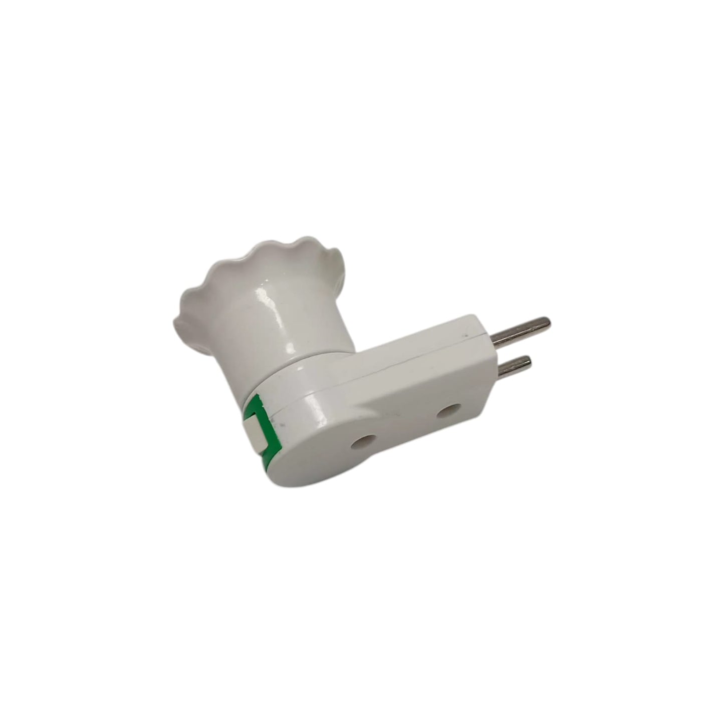 DEXICON Fitting Lampu Saklar Steker Colok Dinding Tidur + Switch Putih