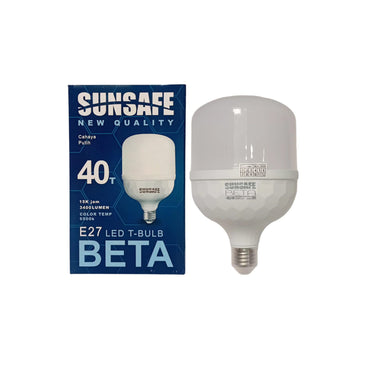 40 WATT / SUNSAFE LED Lampu Bohlam Bulb Putih