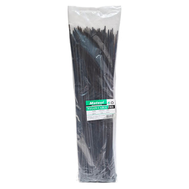 3.6 MM x 300 MM / MATSUI Kabel Cable Ties Tali Ripet 30 CM Hitam Pack