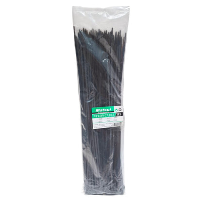 3.6 MM x 300 MM / MATSUI Kabel Cable Ties Tali Ripet 30 CM Hitam Pack