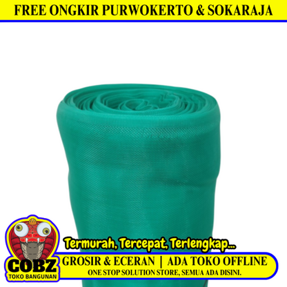 100 CM / TJAP DJANGKAR Insect Net Jaring Proyek Strimin Hijau Meter