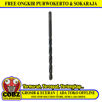 3.5 MM / NACHI Shank Twist Drill Bits Mata Bor Besi Baja Kayu PVC