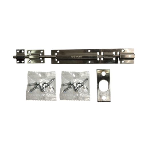 12 IN / KING STONE Grendel Kunci Slot Pintu Jendela Stainless