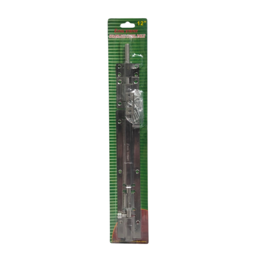 12 IN / KING STONE Grendel Kunci Slot Pintu Jendela Stainless