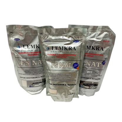 1 KG / LEMKRA Semen Nat Pengisi  Keramik Tile Grout Warna Muda