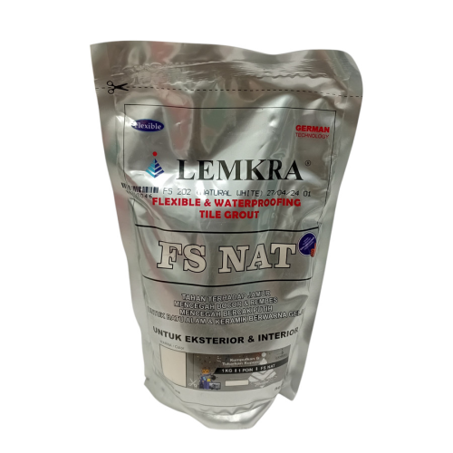 1 KG / LEMKRA Semen Nat Pengisi  Keramik Tile Grout Warna Muda