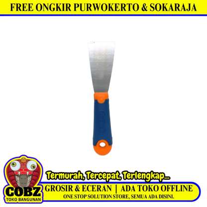 2 IN / FREDER Skrap Sekrap Kape Scrapper Pengelupas Cat Perata Acian Gagang Bahan
