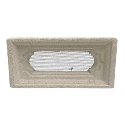 15 CM X 30 CM / BN STR Bulat Rooster Strimin Jalusi Pasir Putih 2 Sisi Biji