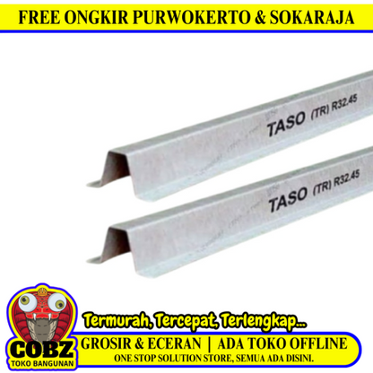 0.45 MM x 6 M / TASO R32 Reng Atap Baja Ringan Batang