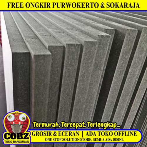 12 MM X 120 CM X 240 CM / HMR MDF Board Hijau Anti Rayap Lembab Lembar
