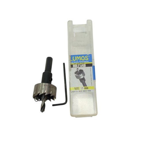 25 MM / LUMOS Hole Saw Mata Bor Hidroponik Pelubang Besi Plastik PVC
