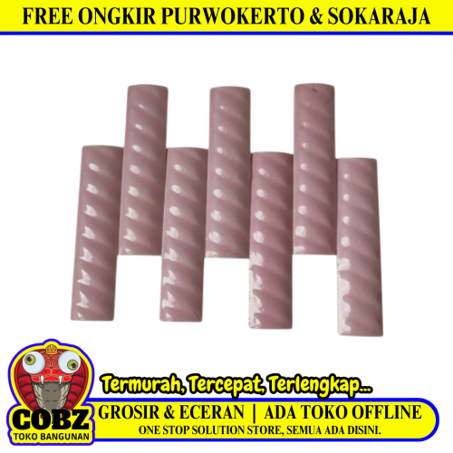 10 CM / NM Kuku Macan Bon Bon Lis Keramik Permukaan Pink Lembar