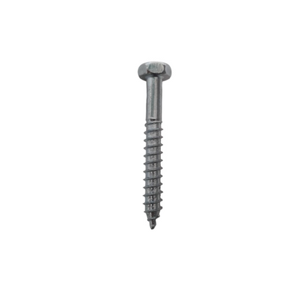 1/4 IN x 2 IN / TM Deskrup Hex Lag Desc Screw Galvanis Putih Biji