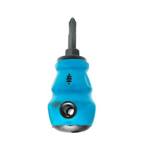 1 1/2 IN / COBZ Obeng Screwdriver Two Way Bolak Balik Plus Minus Mini Gagang Karet