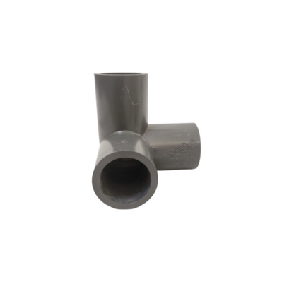 1 IN / TM Tee 3 Way 90 Derajat Fitting Pipa Hidroponik PVC Pcs