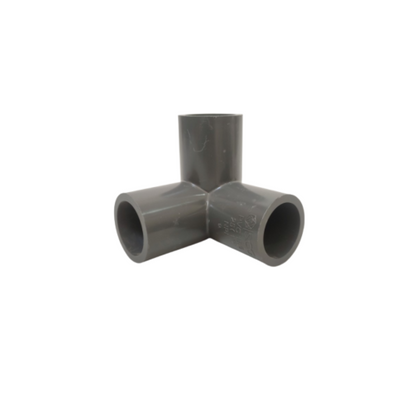 1 IN / TM Tee 3 Way 90 Derajat Fitting Pipa Hidroponik PVC Pcs