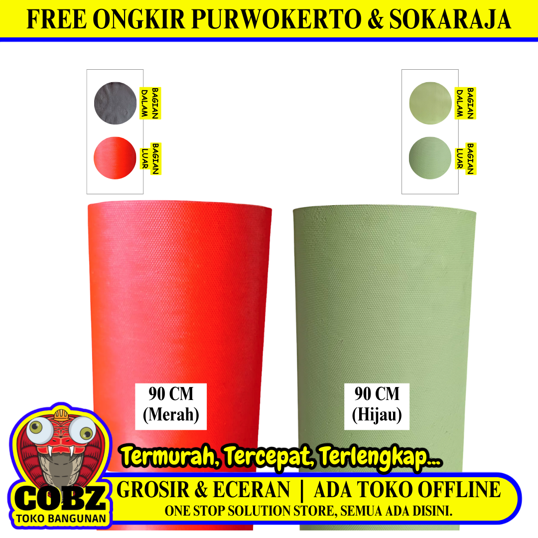 TM TEBAL Karpet Talang Air Lantai Genteng Warna Meter