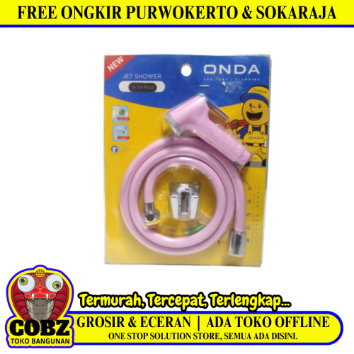 1/2 IN x 120 CM / ONDA S75 01 Jet Shower Cebok Toilet Plastik PVC Set