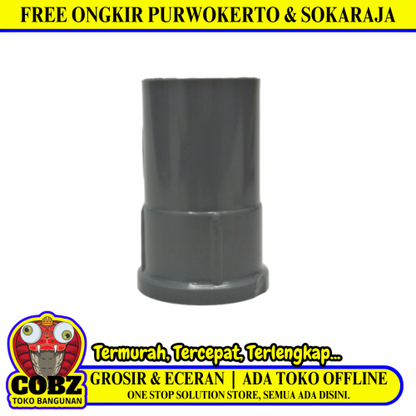 1/2 IN / RUCIKA MI Sok Drat Dalam Faucet Socket Fitting Pipa Kuningan