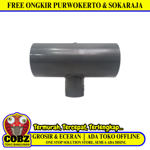 2 IN X 1 IN / RUCIKA AW Tee Sambungan Fitting Pipa PVC