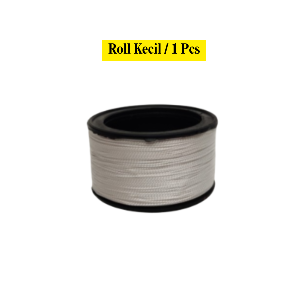 TM Benang Nylon Nilon Tukang Bangunan Keramik Putih Roll