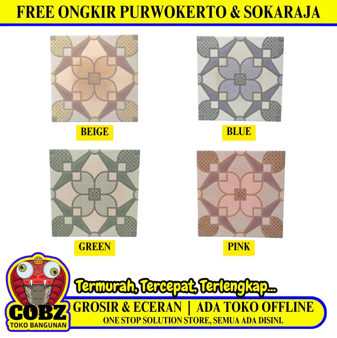 20 CM x 20 CM / ACCURA CESARE Keramik Lantai Kamar Mandi Matte Dus