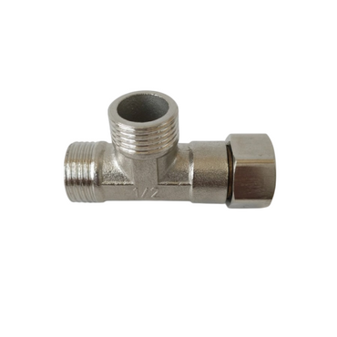 1/2 IN / TM Nepel Tee Drat Luar Dalam Kran Kloset Stainless