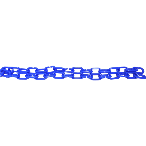1/4 IN / TM Rantai Plastik PVC Talang Motor Anjing 6 MM Biru Meter