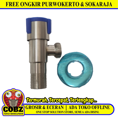 1/2 IN / HOM HBAFA01 Stop Kran Air Shower Kloset Monoblok Stainless
