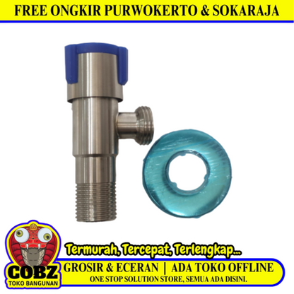 1/2 IN / HOM HBAFA01 Stop Kran Air Shower Kloset Monoblok Stainless