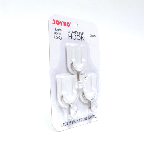 JOYKO ADH-3020 Kapstok Cantel Gantungan Baju Dinding Mini PVC Set