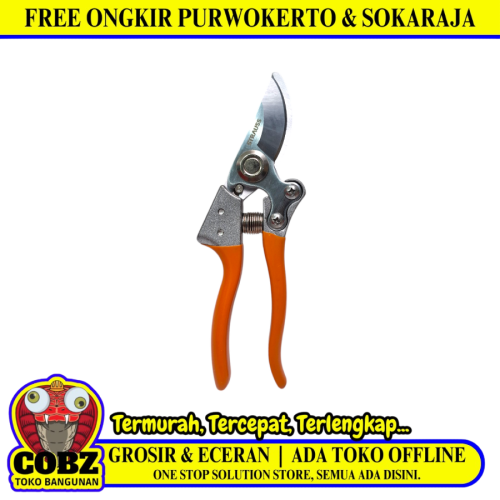 8 IN / STRAUSS Gunting Dahan Bengkok Ranting Tanaman Pruning Shears Gagang PVC