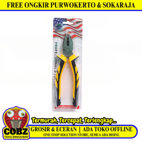 8 IN / GRT Tang Kombinasi Kawat Kabel Combination Pliers