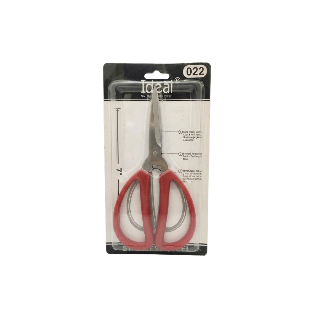 7 IN / IDEAL KDK022 Gunting Kertas Kantor Stationary Office Paper Scissors
