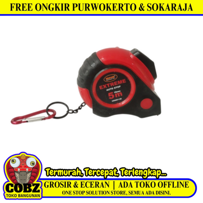 5 M / EXTREME Meteran Alat Ukur Tukang Bangunan Measuring Tape