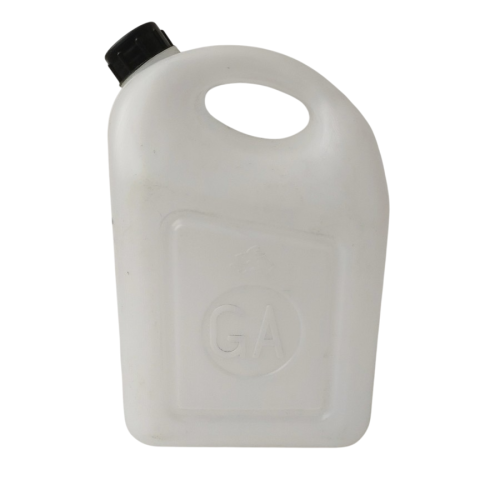 5 L / GA Jerigen Jeligen Drigen Botol Plastik PVC Putih